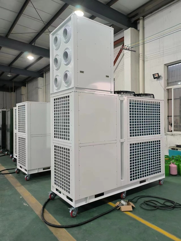 24Ton/84KW Aire acondicionado para tiendas industriales para eventos Exposición de tiendas, bodas, exposiciones de automóviles, campamentos de fiestas