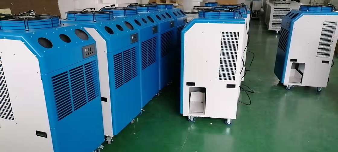 6.5KW Aire acondicionado de enfriamiento por punto, refrigerador de aire portátil de alto flujo R410A sin instalación