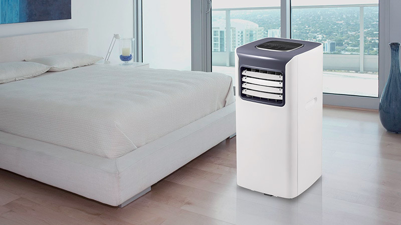 Modelo de pantalla de piso Eco-Air 7000 BTU Aire acondicionado portátil 3 en 1