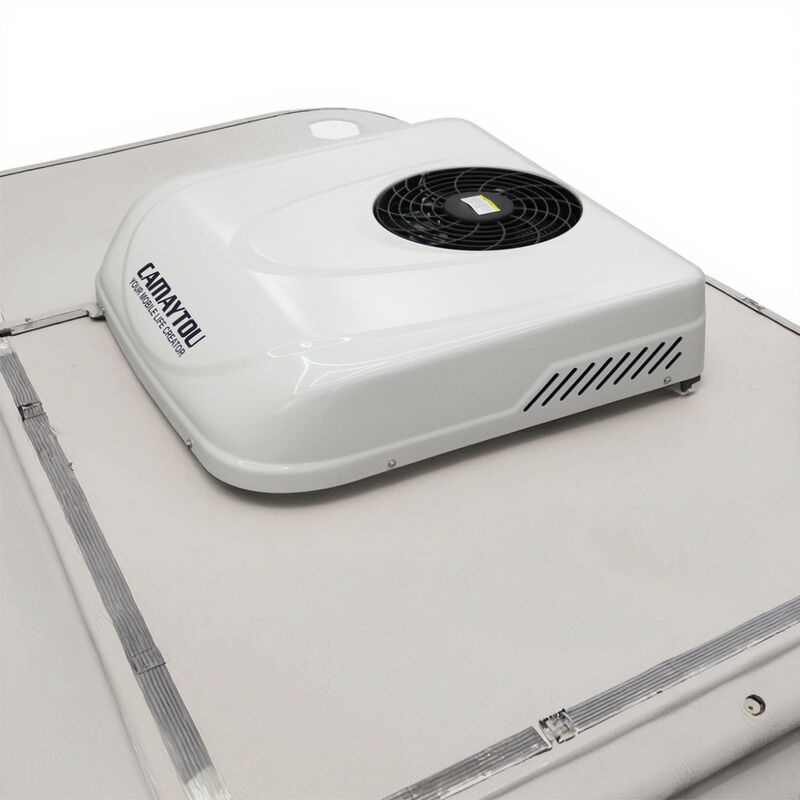 Aire acondicionado de 12 V CC de 12 voltios para techo, aire acondicionado marino, compacto, para vehículos recreativos, aire acondicionado de 24 V y 48 V para barcos y furgonetas