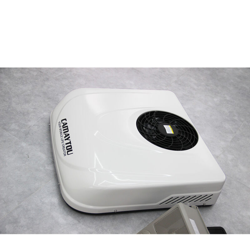 Fábrica 12v Parking aire acondicionado 12 Volt 24v 48v Techo Sistema de aire acondicionado eléctrico para coche RV furgoneta